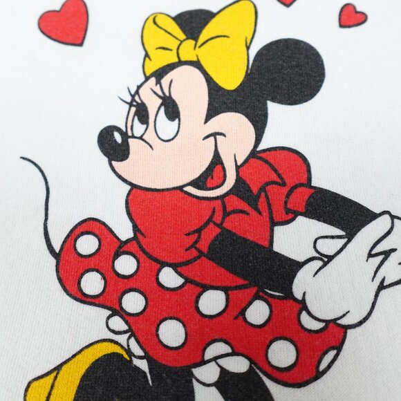 Vintage Minnie Mouse Disney Shirt Women's Medium Sweatshirt Made in USA 80s - Picture 6 of 13